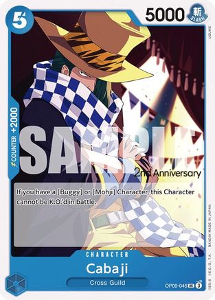 Cabaji (OP09-045) - Emperors in the New World: 2nd Anniversary Tournament Cards | Grognard Games