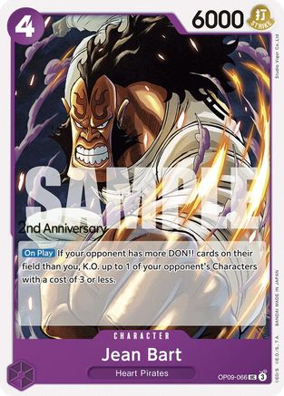Jean Bart (OP09-066) - Emperors in the New World: 2nd Anniversary Tournament Cards | Grognard Games