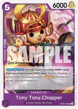 Tony Tony.Chopper (067) (OP09-068) - Emperors in the New World: 2nd Anniversary Tournament Cards | Grognard Games