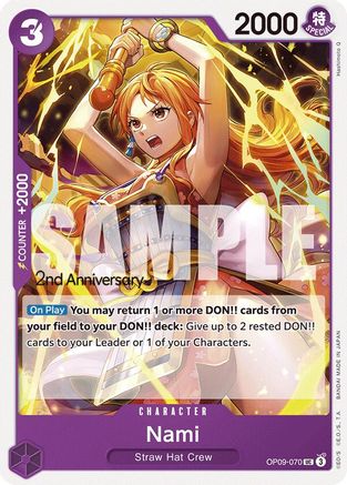 Nami (070) (OP09-070) - Emperors in the New World: 2nd Anniversary Tournament Cards | Grognard Games