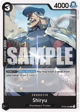 Shiryu (OP09-088) - Emperors in the New World: 2nd Anniversary Tournament Cards | Grognard Games