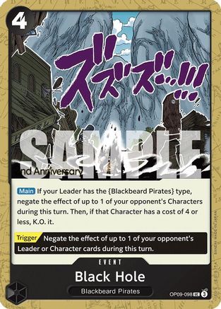 Black Hole (OP09-098) - Emperors in the New World: 2nd Anniversary Tournament Cards | Grognard Games