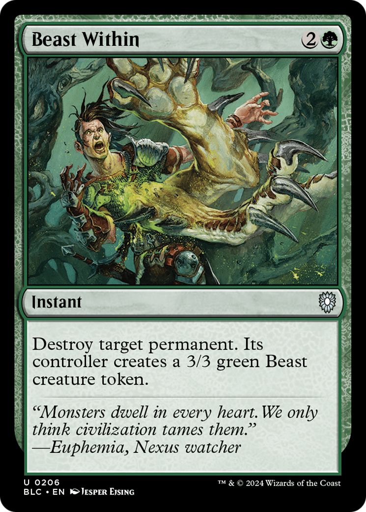 Beast Within [Bloomburrow Commander] | Grognard Games