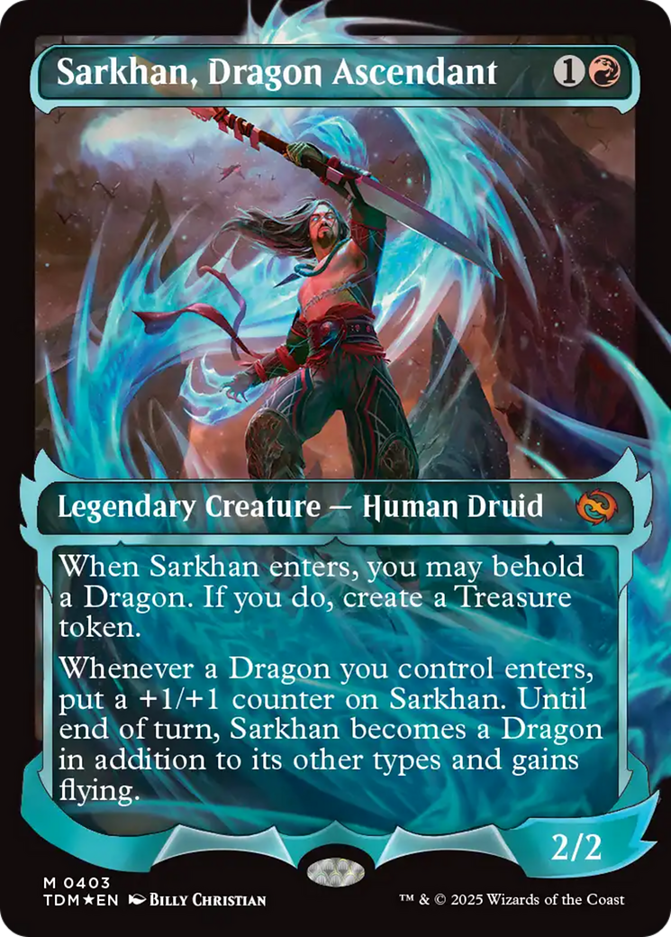 Sarkhan, Dragon Ascendant (0403) (Showcase) [Tarkir: Dragonstorm] | Grognard Games