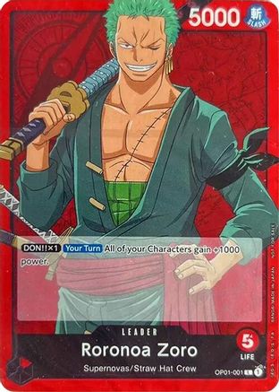 Roronoa Zoro (OP01-001) - One Piece Demo Deck Cards | Grognard Games