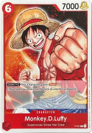 Monkey.D.Luffy (001) (P-001) - One Piece Demo Deck Cards | Grognard Games