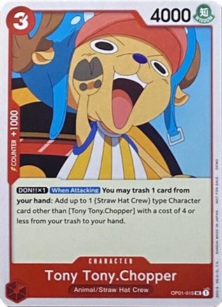 Tony Tony.Chopper (015) (OP01-015) - One Piece Demo Deck Cards | Grognard Games
