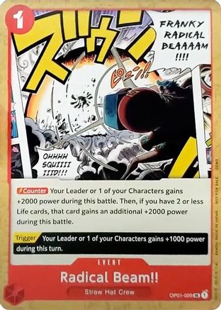 Radical Beam!! (OP01-029) - One Piece Demo Deck Cards | Grognard Games