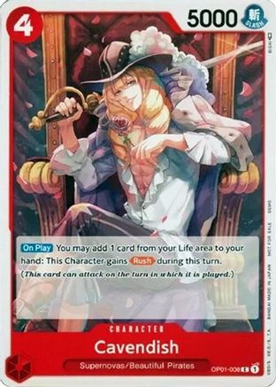 Cavendish (OP01-008) - One Piece Demo Deck Cards | Grognard Games