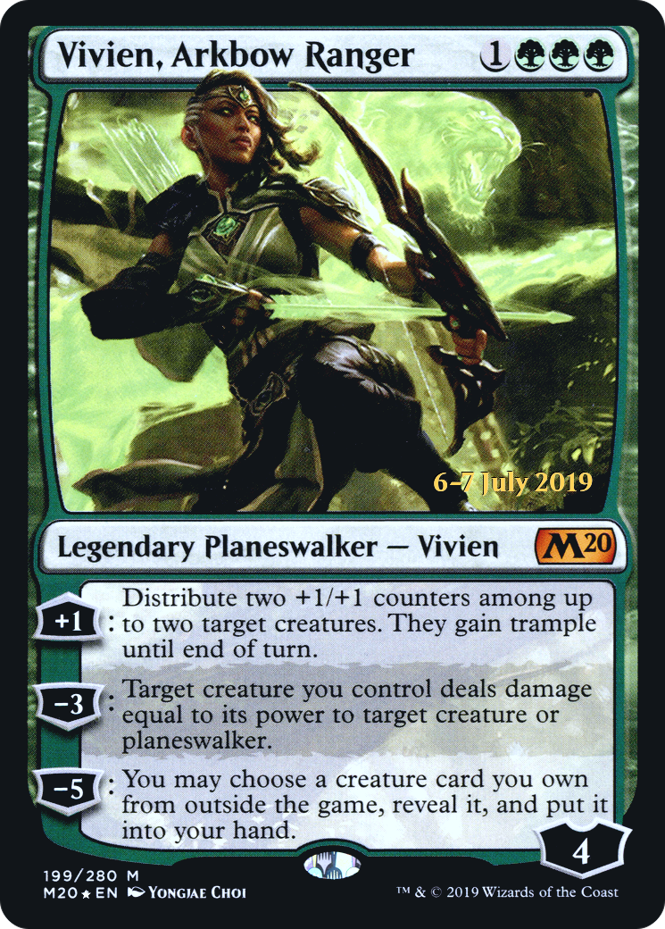 Vivien, Arkbow Ranger  [Core Set 2020 Prerelease Promos] | Grognard Games