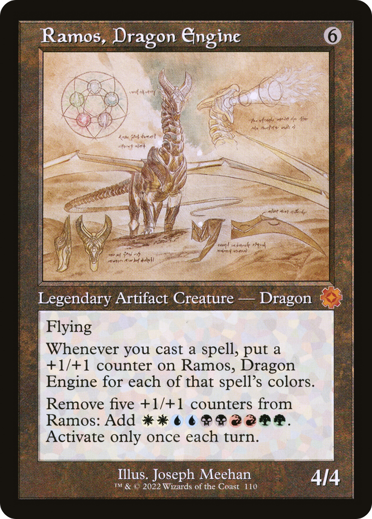 Ramos, Dragon Engine (Retro Schematic) [The Brothers' War Retro Artifacts] | Grognard Games