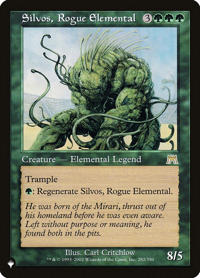 Silvos, Rogue Elemental [The List] | Grognard Games