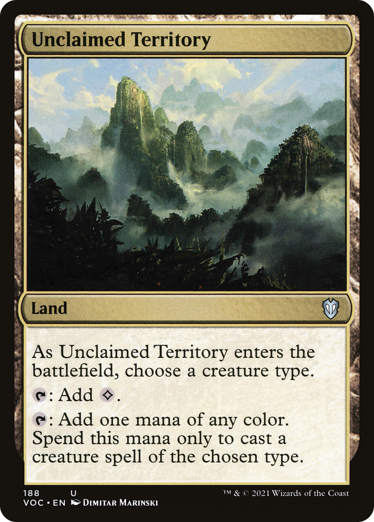 Unclaimed Territory [Innistrad: Crimson Vow Commander] | Grognard Games