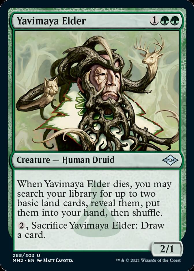 Yavimaya Elder (Foil Etched) [Modern Horizons 2] | Grognard Games