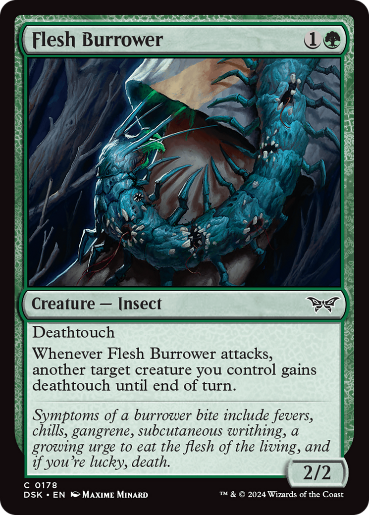 Flesh Burrower [Duskmourn: House of Horror] | Grognard Games