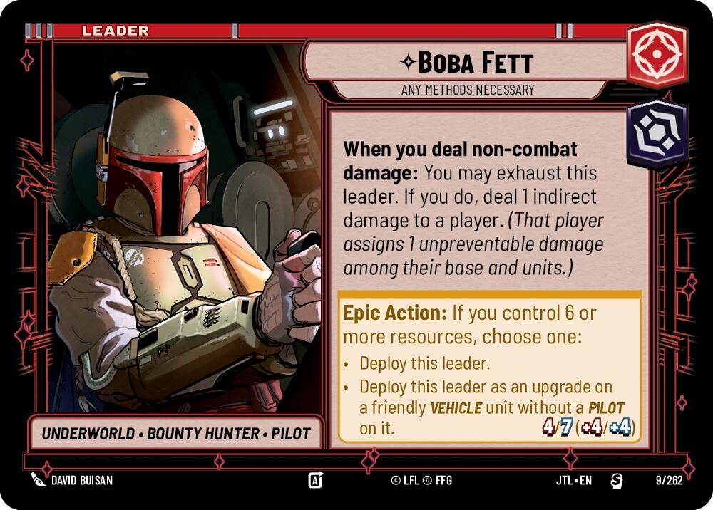 Boba Fett - Any Methods Necessary (009/262) (009/257) [Jump to Lightspeed] | Grognard Games