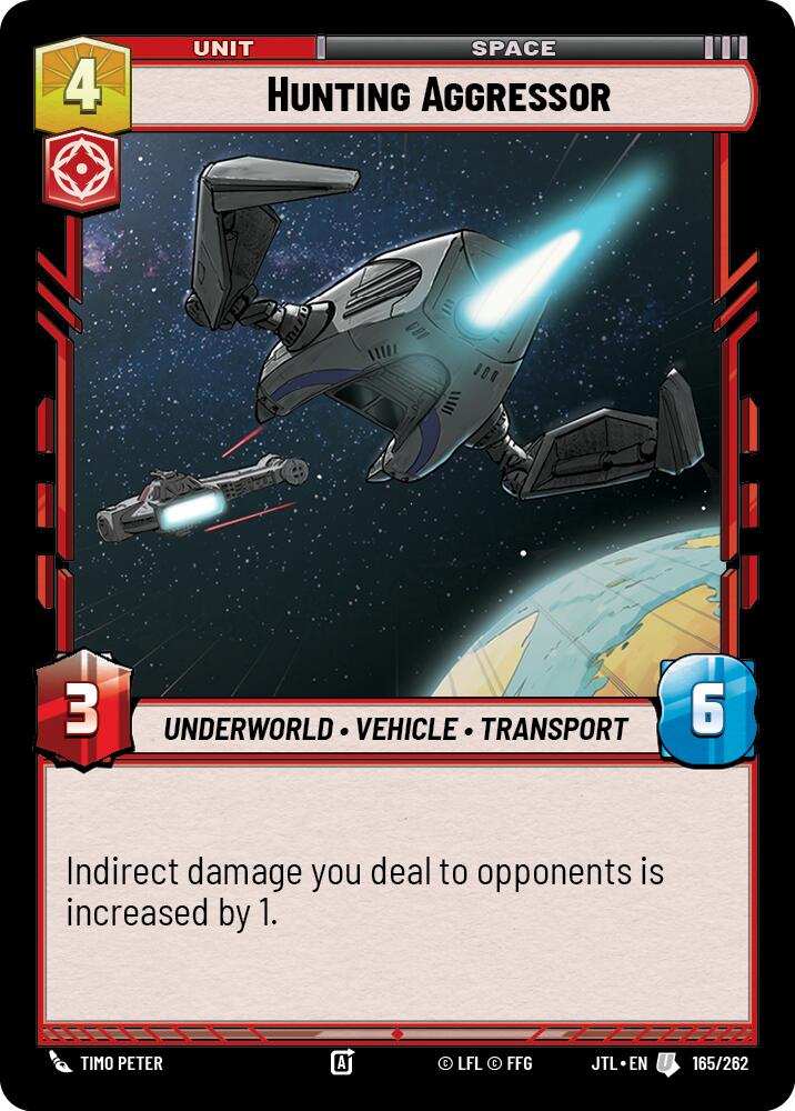 Hunting Aggressor (165/262) (165/257) [Jump to Lightspeed] | Grognard Games