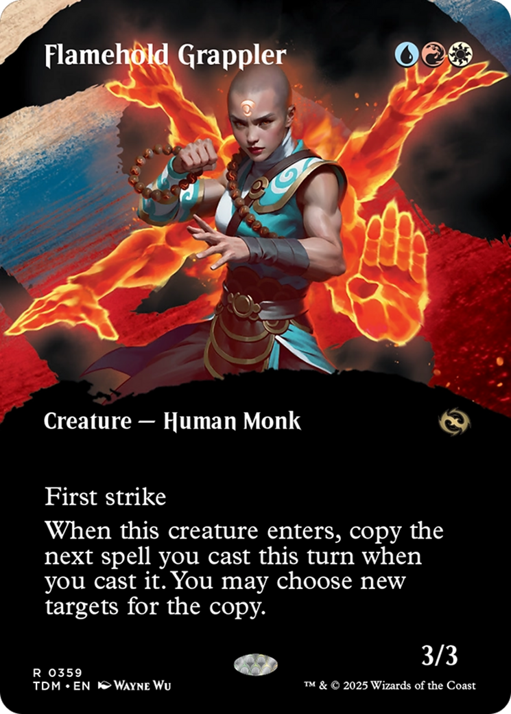 Flamehold Grappler (Borderless) [Tarkir: Dragonstorm] | Grognard Games