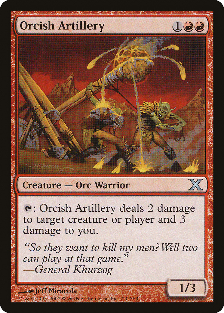 Orcish Artillery [Tenth Edition] | Grognard Games