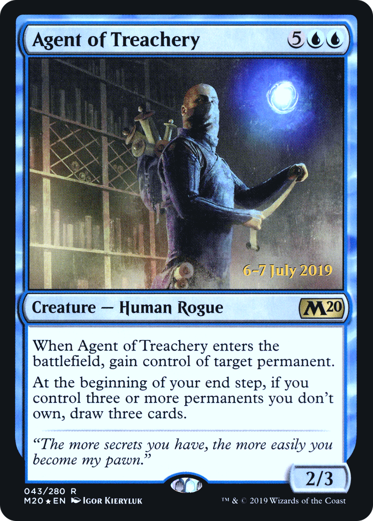 Agent of Treachery  [Core Set 2020 Prerelease Promos] | Grognard Games