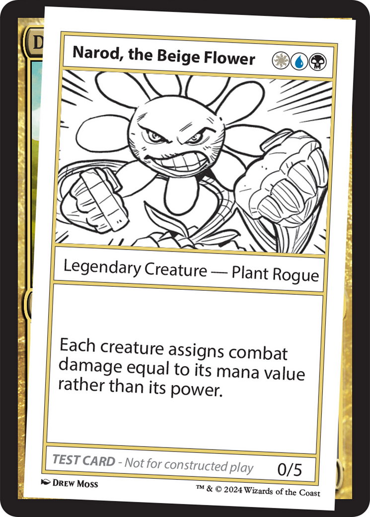 Narod, the Beige Flower [Mystery Booster 2 Playtest Cards] | Grognard Games