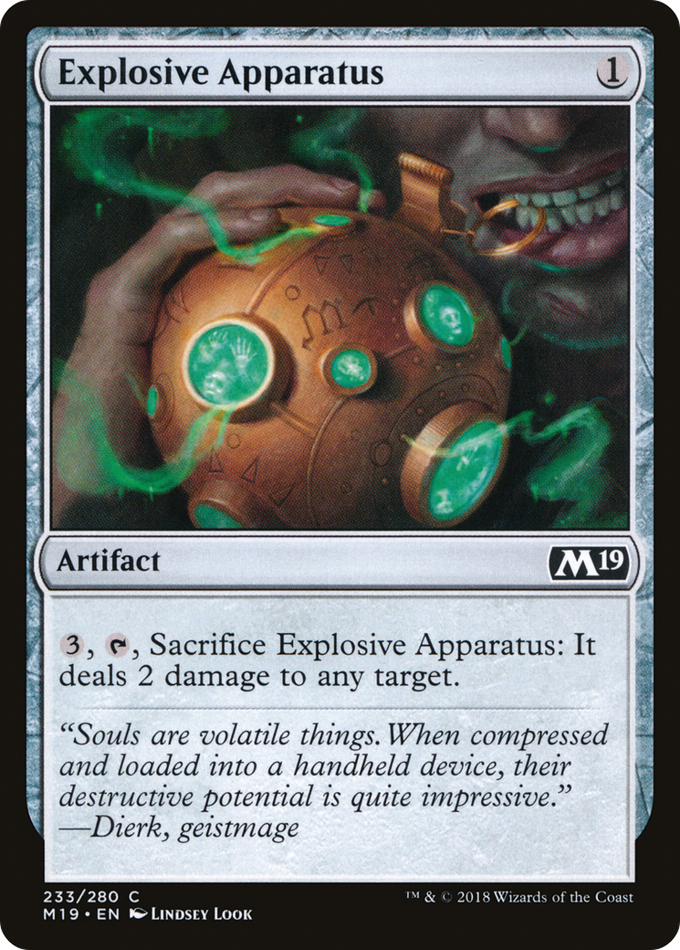 Explosive Apparatus [Core Set 2019] | Grognard Games