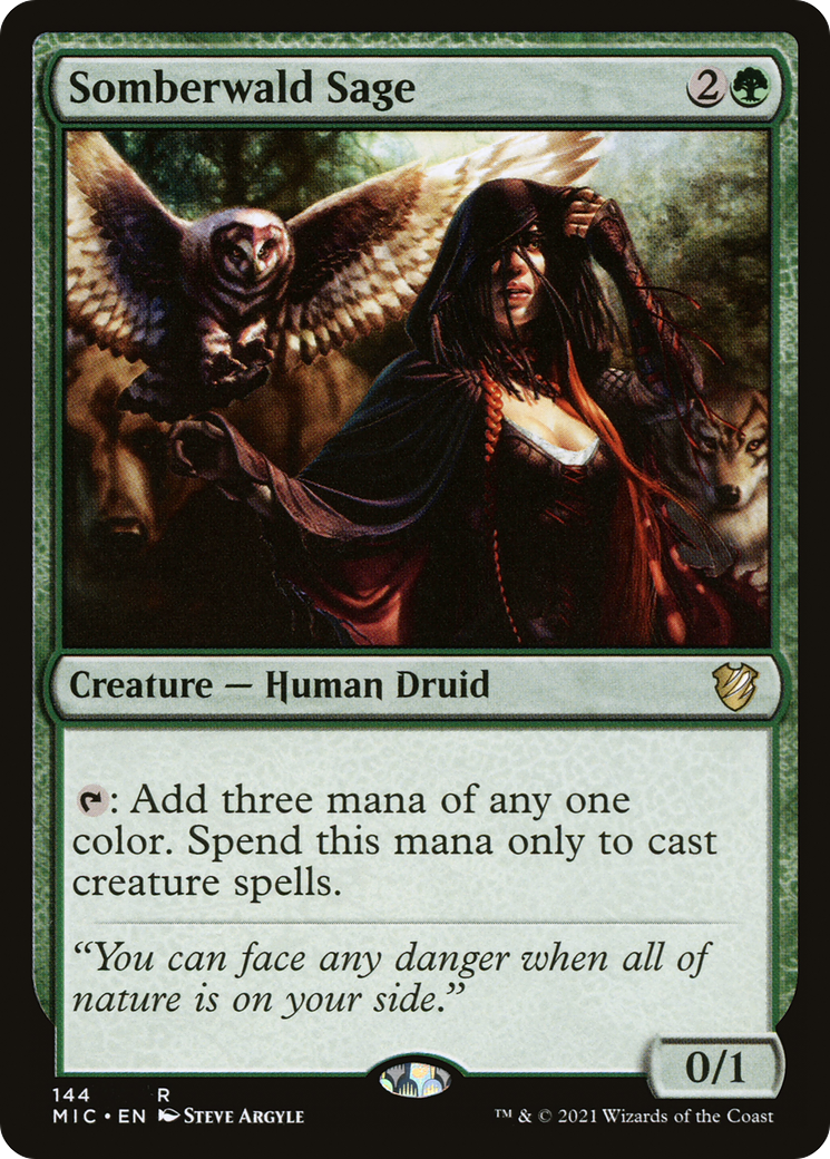 Somberwald Sage [Innistrad: Midnight Hunt Commander] | Grognard Games