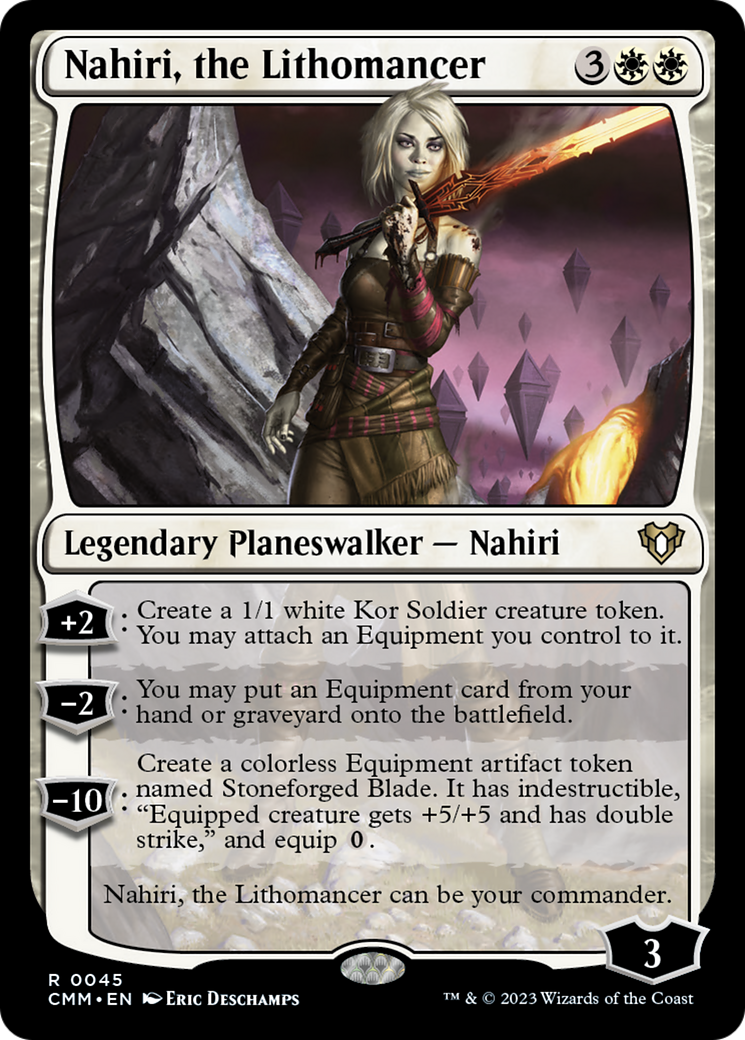Nahiri, the Lithomancer [Commander Masters] | Grognard Games