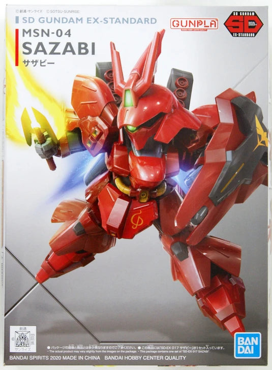 SD: CHAR'S COUNTERATTACK: SAZABI (EX-STANDARD) (GUNPLA MODEL KIT) | Grognard Games
