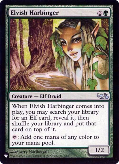 Elvish Harbinger (Retro Frame) [The List] | Grognard Games