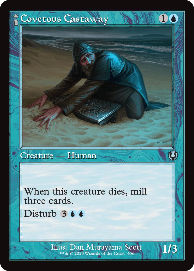 Covetous Castaway // Ghostly Castigator (Retro Frame) [Innistrad Remastered] | Grognard Games