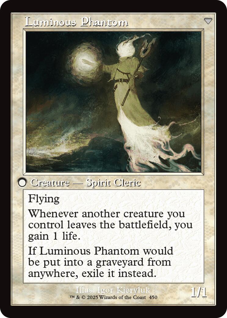 Lunarch Veteran // Luminous Phantom (Retro Frame) [Innistrad Remastered] | Grognard Games