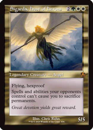 Sigarda, Host of Herons (Retro Frame) (INR-434) - Innistrad Remastered Foil | Grognard Games