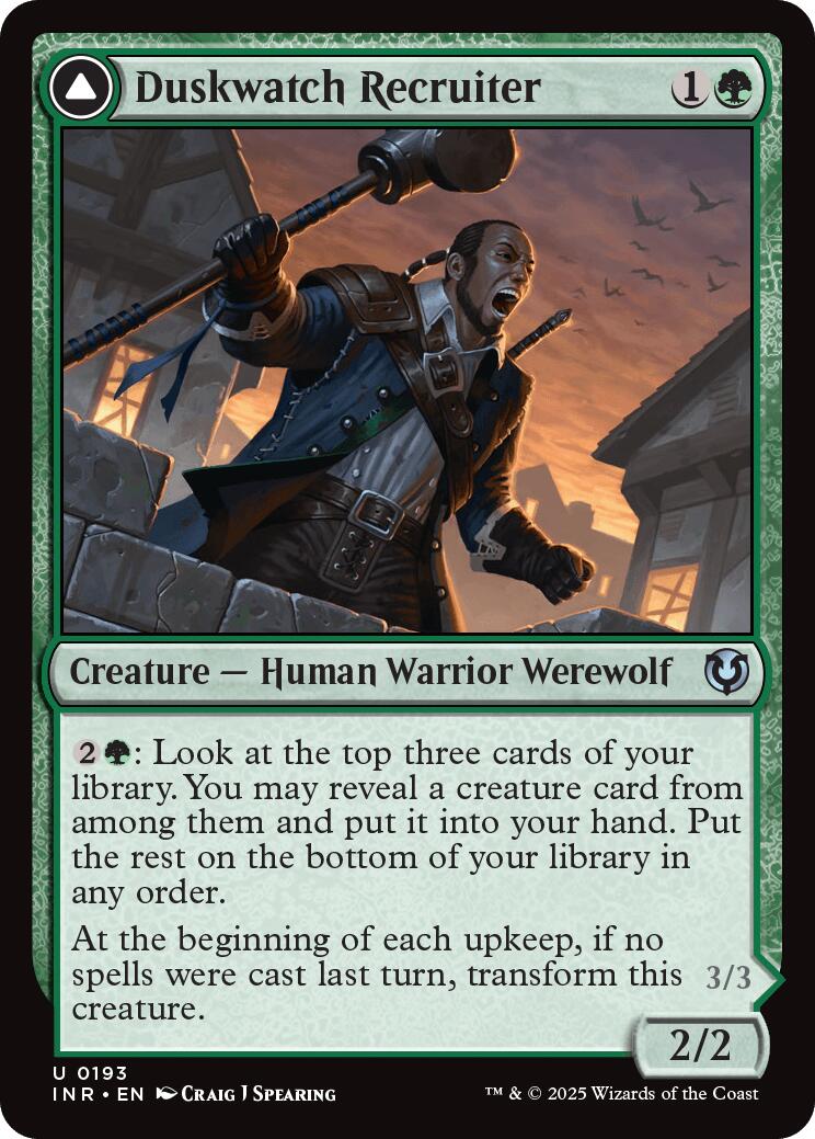 Duskwatch Recruiter // Krallenhorde Howler [Innistrad Remastered] | Grognard Games
