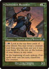 Duskwatch Recruiter // Krallenhorde Howler (Retro Frame) [Innistrad Remastered] | Grognard Games