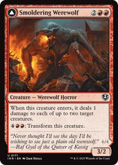 Smoldering Werewolf // Erupting Dreadwolf [Innistrad Remastered] | Grognard Games