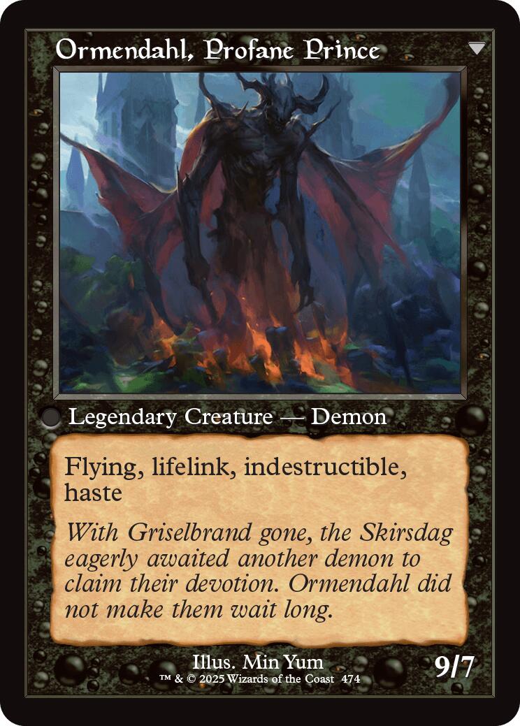 Westvale Abbey // Ormendahl, Profane Prince (Retro Frame) [Innistrad Remastered] | Grognard Games