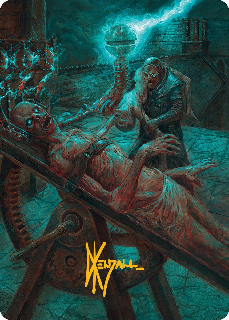 Rooftop Storm Art Card (Gold-Stamped Signature) [Innistrad Remastered Art Series] | Grognard Games