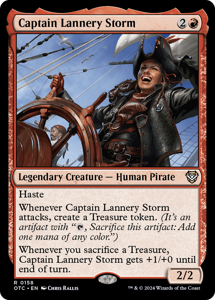 Captain Lannery Storm [Outlaws of Thunder Junction Commander] | Grognard Games