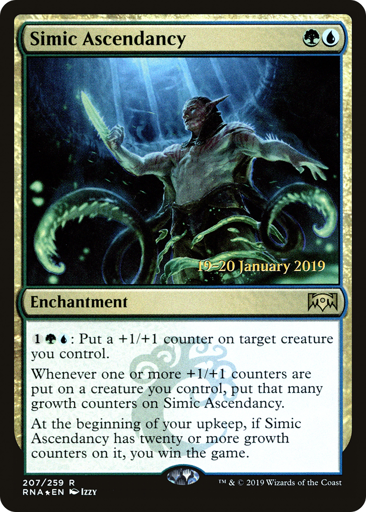 Simic Ascendancy [Ravnica Allegiance Prerelease Promos] | Grognard Games