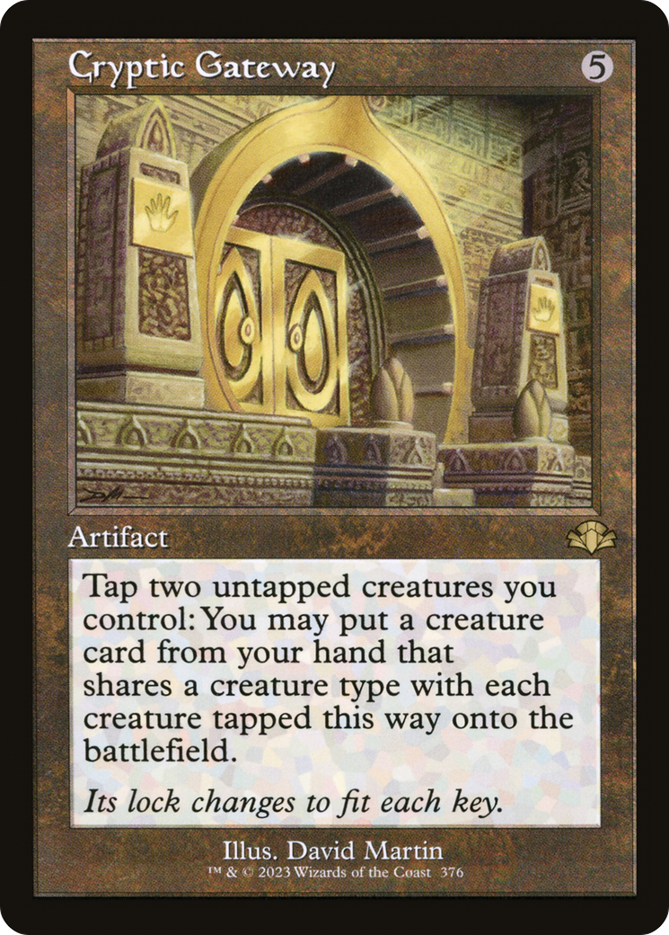 Cryptic Gateway (Retro) [Dominaria Remastered] | Grognard Games
