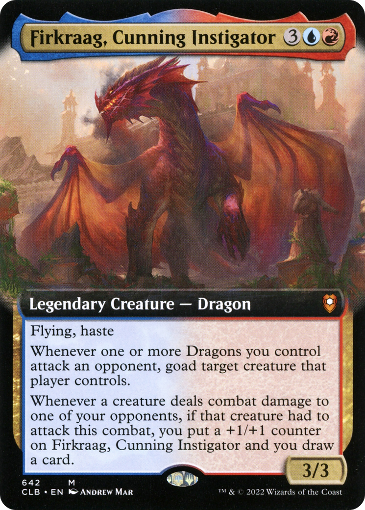 Firkraag, Cunning Instigator (Extended Art) [Commander Legends: Battle for Baldur's Gate] | Grognard Games