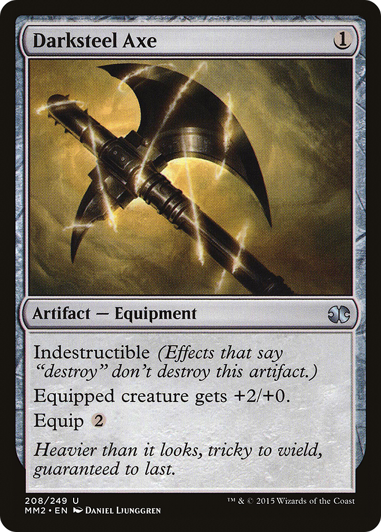 Darksteel Axe [Modern Masters 2015] | Grognard Games