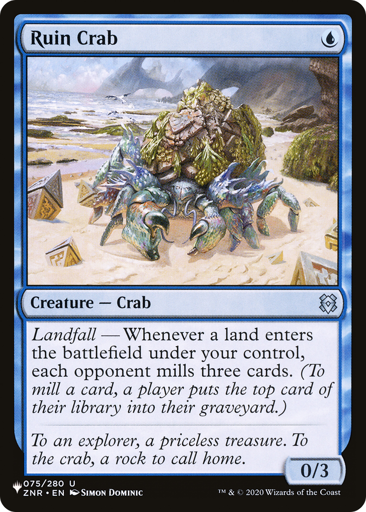 Ruin Crab [The List] | Grognard Games