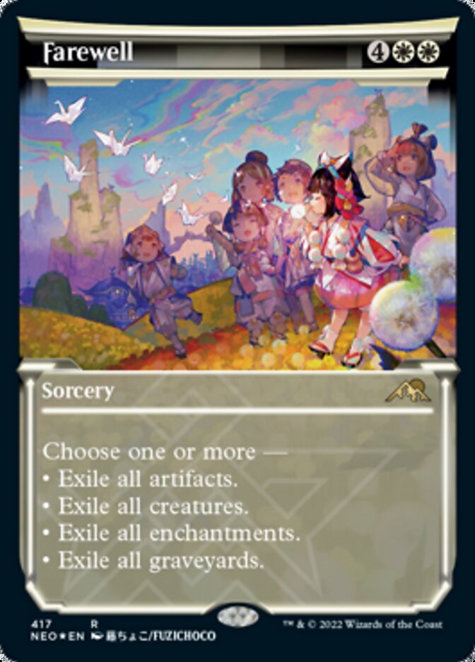 Farewell (Showcase) (Foil Etched) [Kamigawa: Neon Dynasty] | Grognard Games