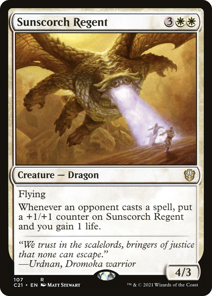 Sunscorch Regent [Commander 2021] | Grognard Games
