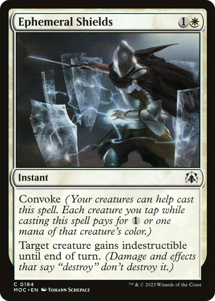 Ephemeral Shields [March of the Machine Commander] | Grognard Games