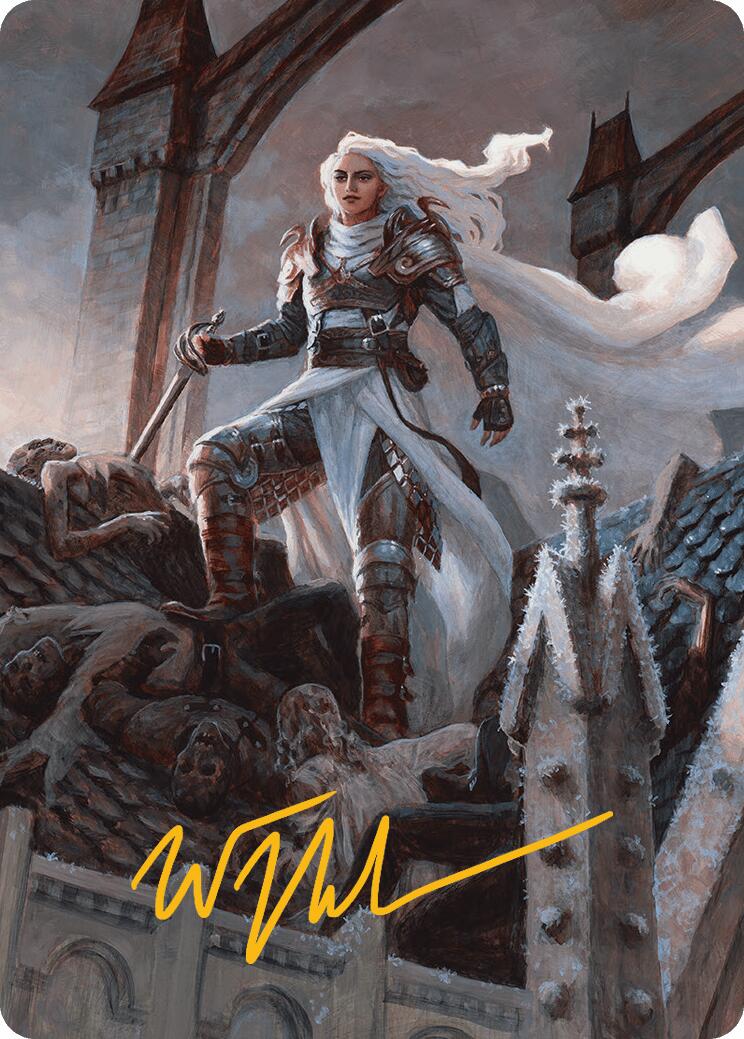 Thalia, Heretic Cathar Art Card (Gold-Stamped Signature) [Innistrad Remastered Art Series] | Grognard Games