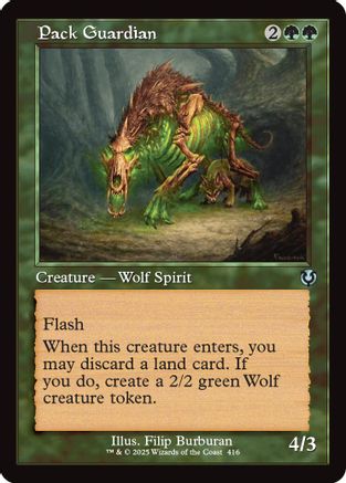 Pack Guardian (Retro Frame) (INR-416) - Innistrad Remastered Foil | Grognard Games