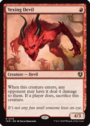 Vexing Devil (INR-178) - Innistrad Remastered Foil | Grognard Games